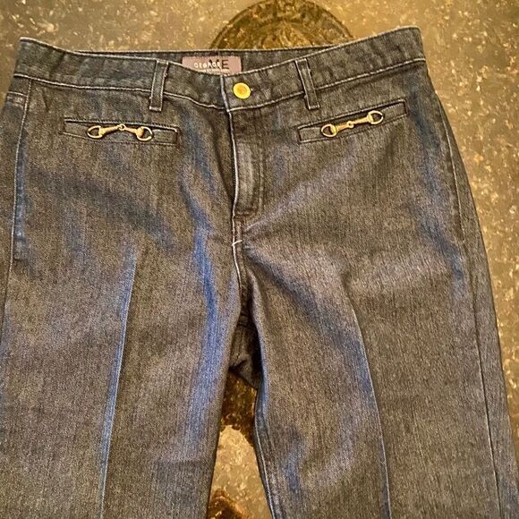 George Designs by Mark Eisen Denim Capri Sz 10 - Picture 2 of 11
